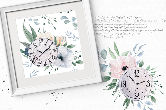 Watercolor winter time in Illustrations - product preview 7