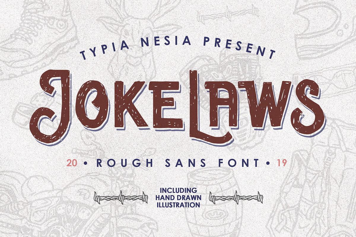 Jokelaws in Display Fonts - product preview 8