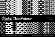 Black And White Retro Digital Papers