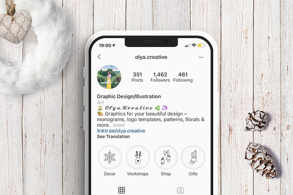 Xmas Instagram Highlight Story Icons in Instagram Templates - product preview 2