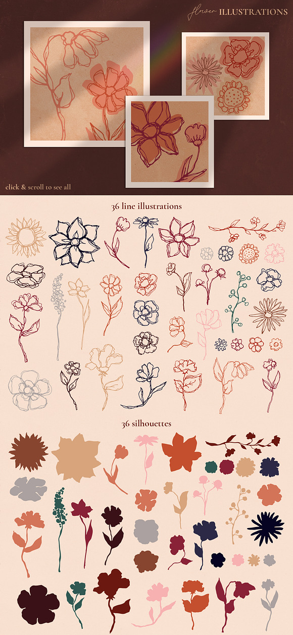 Abstract Line Art Design Kit in Illustrations - product preview 6