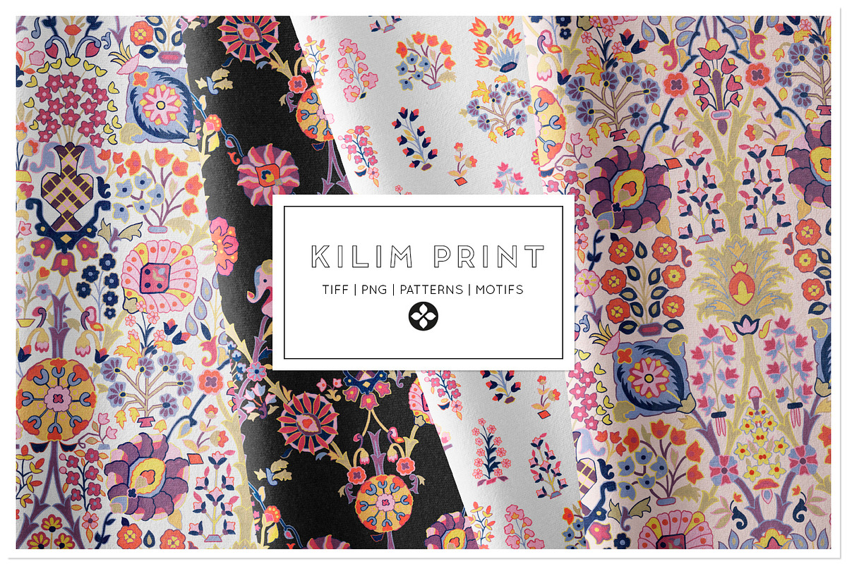 Kilim Print, 3 Pattern set & Motifs in Patterns - product preview 8