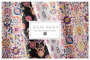 Kilim Print, 3 Pattern set & Motifs