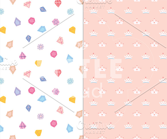 Fairy and the Queen Seamless pattern in Patterns - product preview 3