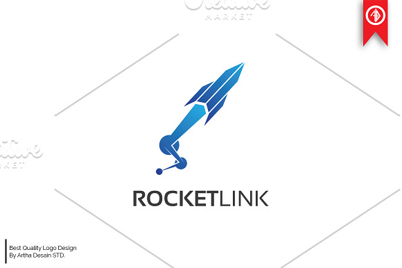 Rocket Link Logo in Logo Templates - product preview 1