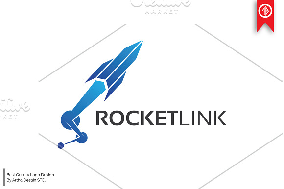 Rocket Link Logo in Logo Templates - product preview 2