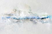 Abstract paint water blue sea wave.