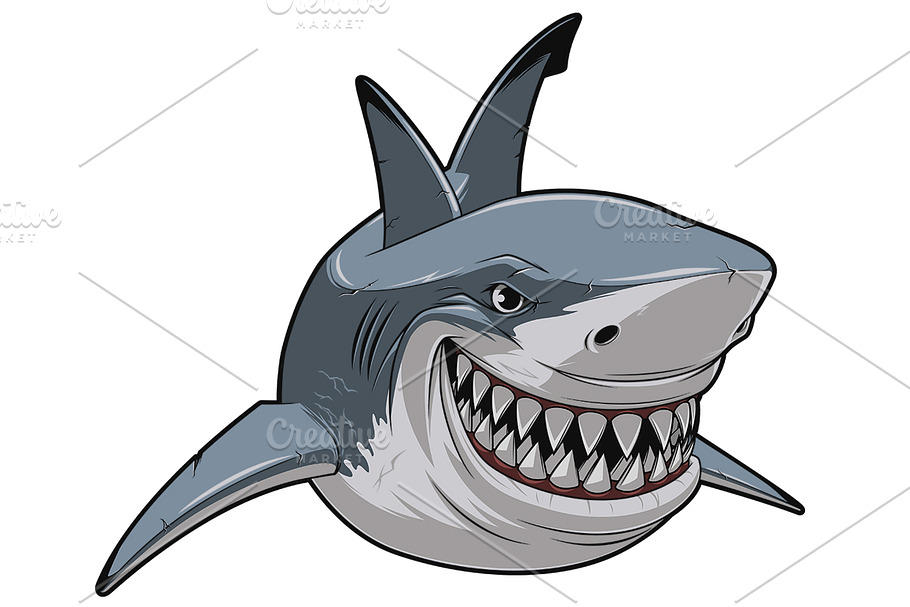 White shark in Illustrations - product preview 8