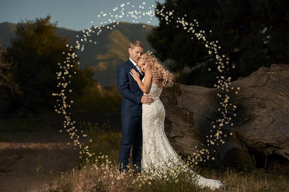 80 Wedding Gold Bokeh Lights in Objects - product preview 1