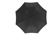 Umbrella parasol open, top view
