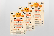 Halloween flyer template-V96