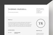 Thomas Russell - Resume/CV Template