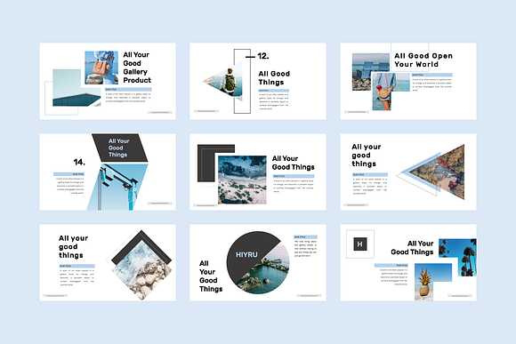Hiyru Creative Keynote Template in Keynote Templates - product preview 6