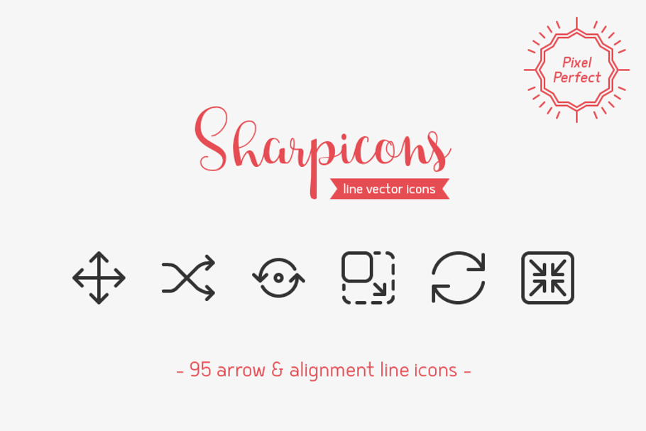 Arrow & Alignment Icons - Sharpicons