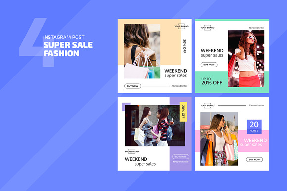 Instagram Template Super Sale in Instagram Templates - product preview 1