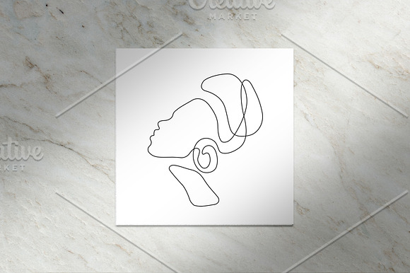 One Line Art Print in Illustrations - product preview 2