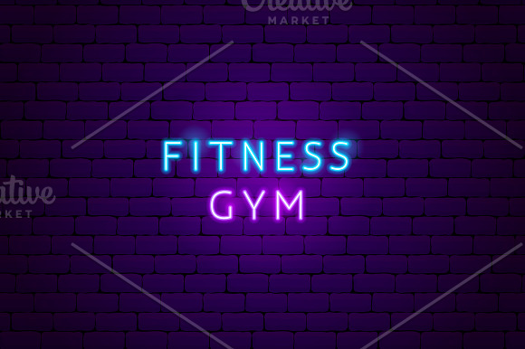 Fitness Neon in Icons - product preview 9