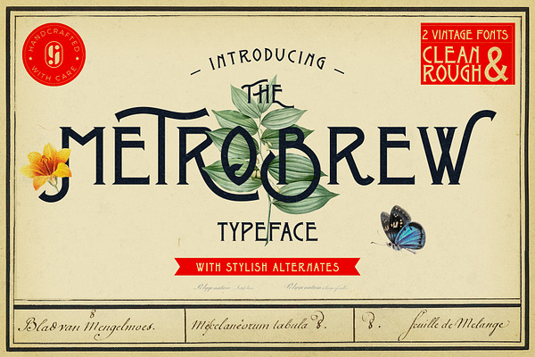 Metrobrew Vintage Typeface