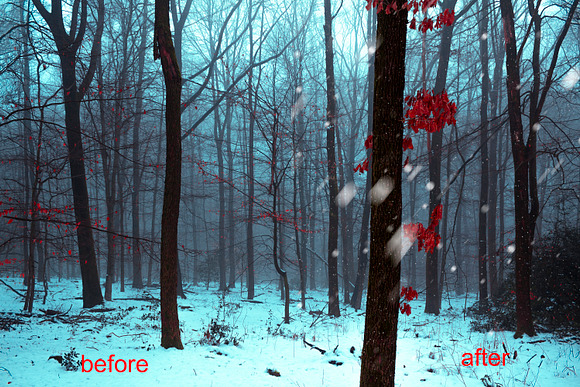 Falling Snow Overlays in Textures - product preview 1