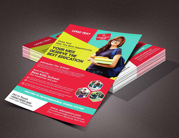 Education Flyers Template in Flyer Templates - product preview 3