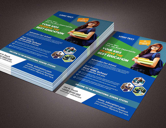 Education Flyers Template in Flyer Templates - product preview 5
