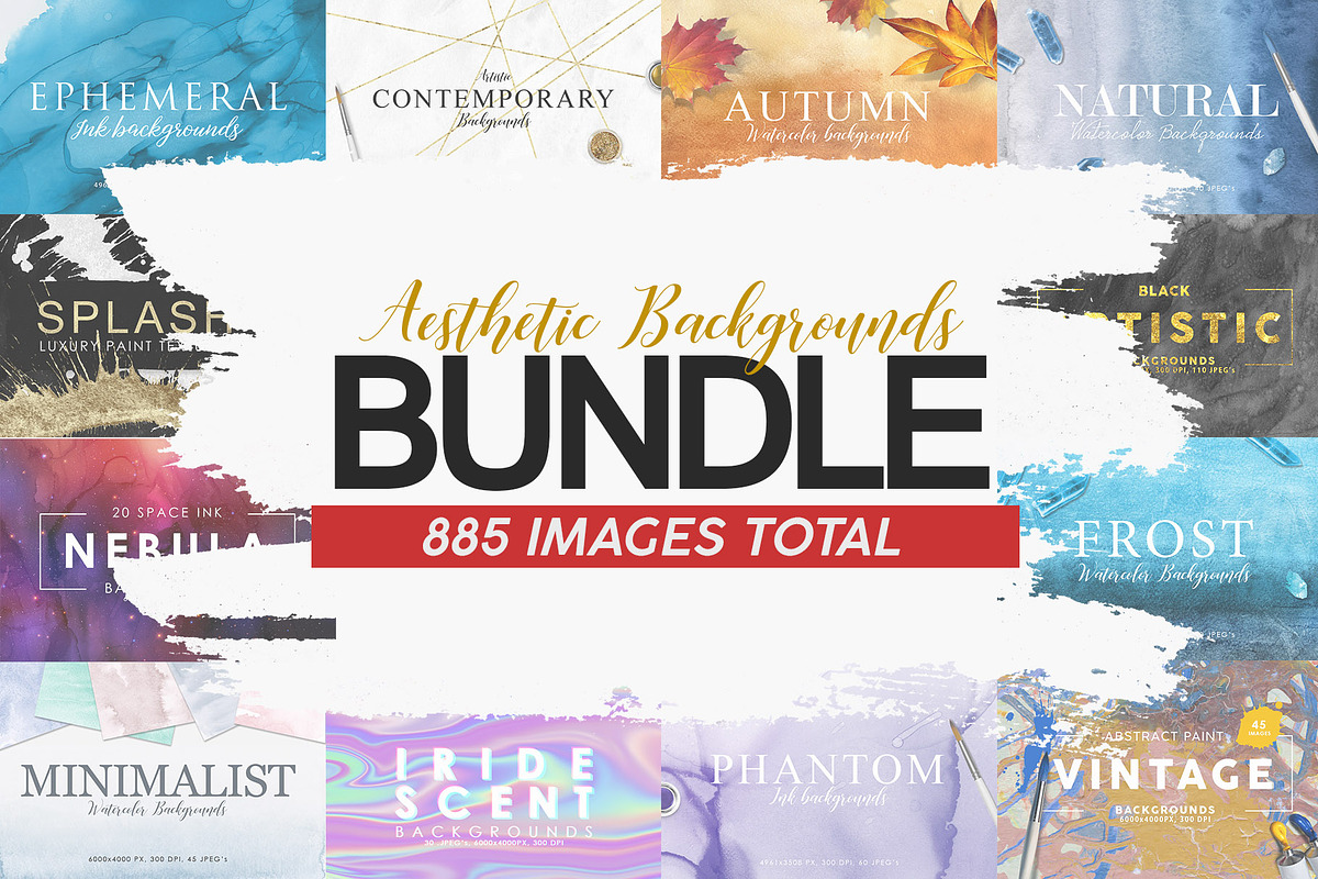 Aesthetic Backgrounds BUNDLE in Textures - product preview 8