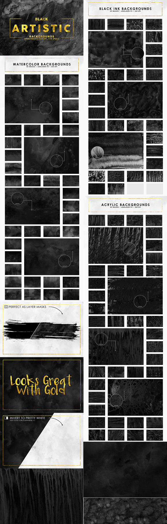 Aesthetic Backgrounds BUNDLE in Textures - product preview 2