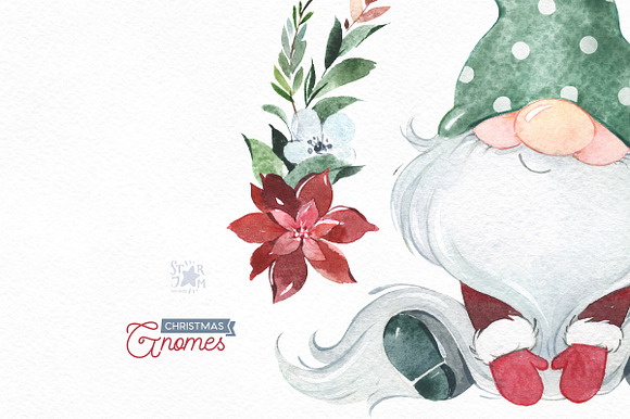 Christmas Gnomes. Winter Collection in Illustrations - product preview 2