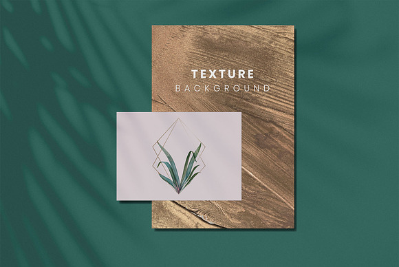 Gold Bronze Paint Brush Strokes in Textures - product preview 3