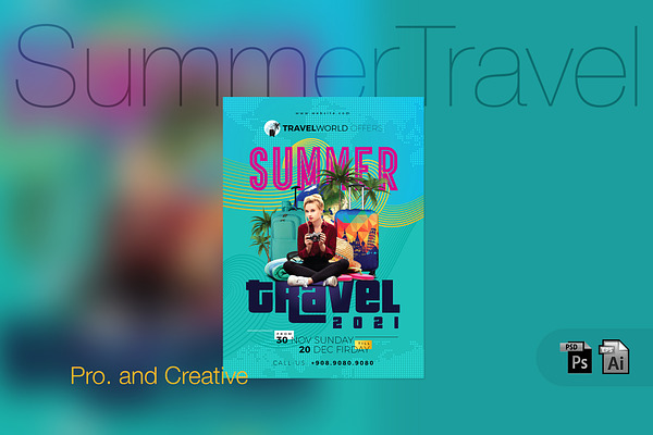 Summer Travel Event Poster