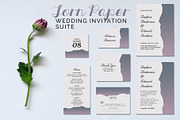 Torn Paper Wedding Suite