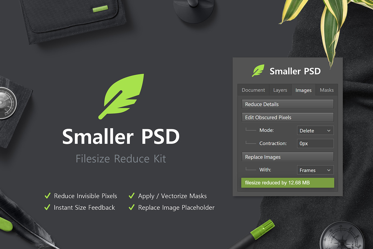 Smaller PSD - Filesize Reduce Kit in Add-Ons - product preview 8