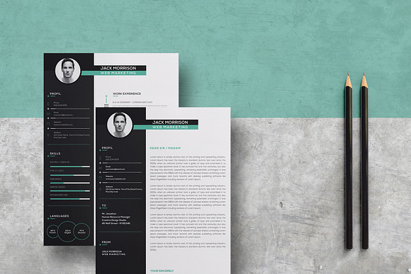 One Page Resume Template in Resume Templates - product preview 1