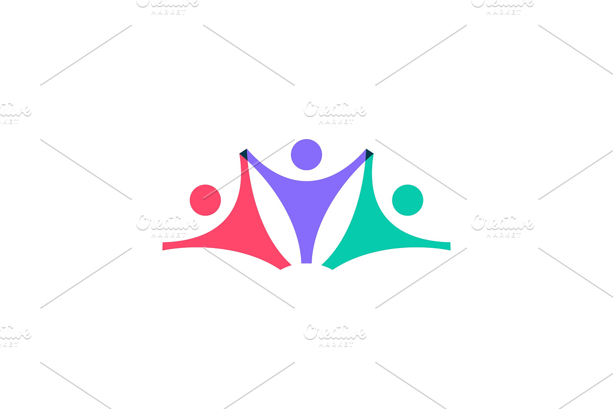 family people logo vector icon in Logo Templates - product preview 8