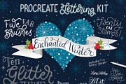 Enchanted Winter Procreate Lettering
