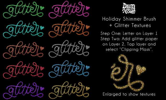 Enchanted Winter Procreate Lettering in Add-Ons - product preview 2