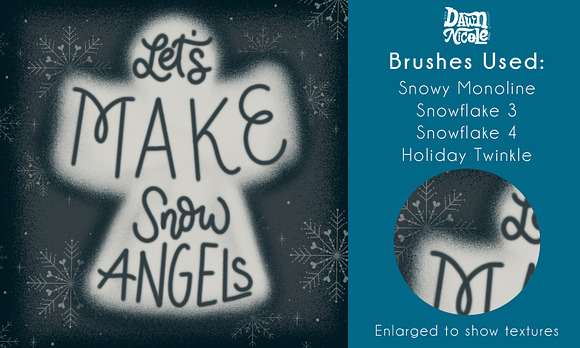 Enchanted Winter Procreate Lettering in Add-Ons - product preview 10
