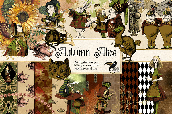 Autumn Alice in Wonderland Graphics