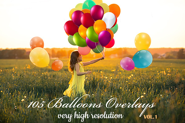 Balloons Overlays, ballloon clipart