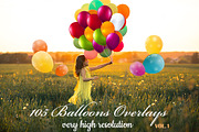Balloons Overlays, ballloon clipart