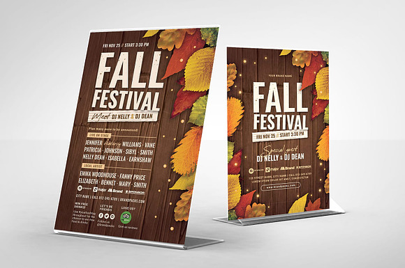 Fall Festival Flyers in Flyer Templates - product preview 2