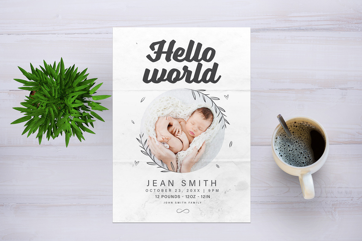 Baby Shower Flyer in Flyer Templates - product preview 8