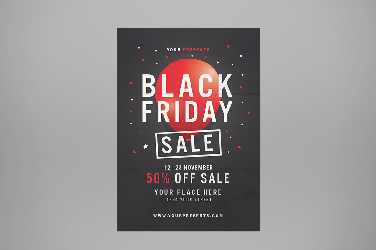 Black Friday Flyer in Flyer Templates - product preview 8