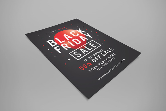 Black Friday Flyer in Flyer Templates - product preview 1