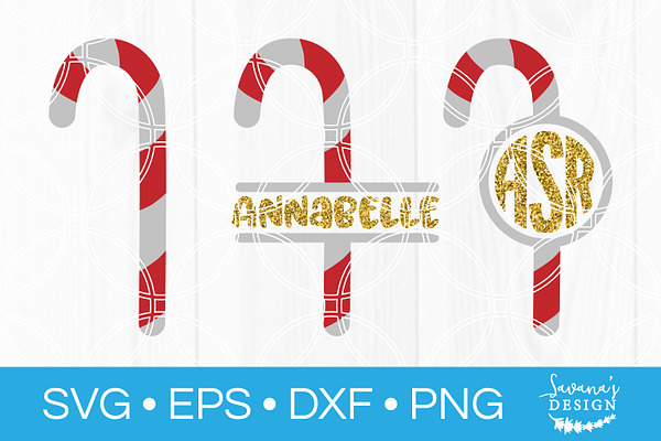 Candy Cane SVG Bundle Christmas SVG