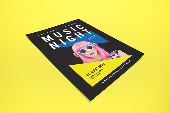 Music Night Flyer in Flyer Templates - product preview 1