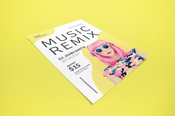 Music Remix Flyer in Flyer Templates - product preview 1