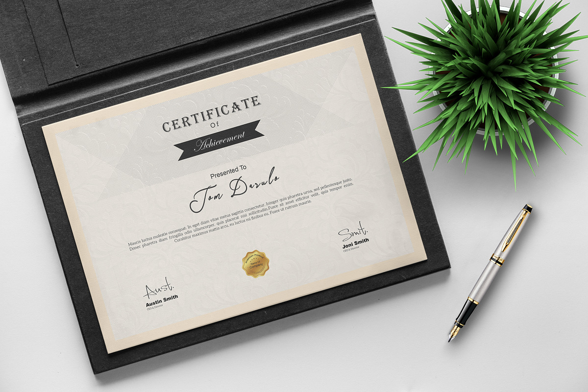 Certificate Templates in Stationery Templates - product preview 8