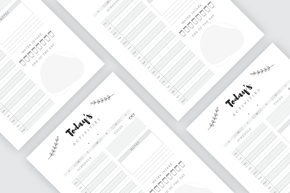Daily Activities Sheet in Stationery Templates - product preview 5