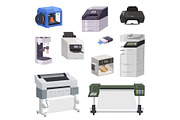 Printer vector print machine